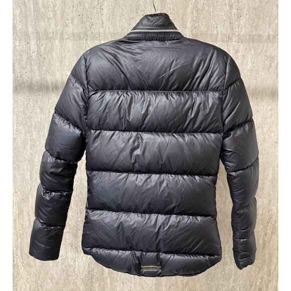 Chrome Hearts Womens Black Goose Down Puffer Jacket With Zip & Button Front Size - Picture 2 of 16